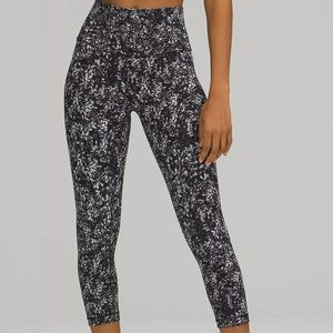 Lululemon Align leggings High-Rise Crop 21" Blossom Overlay Starlight 6